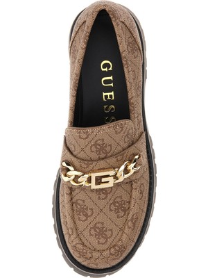 Guess Taba Kadın Loafer FLTALMFAL14-BEIBR