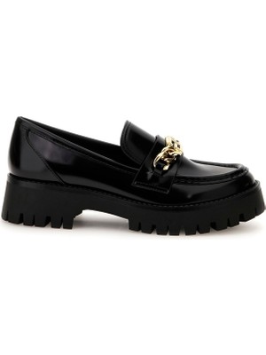 Guess Siyah Kadın Loafer FLTALMELE14-BLACK