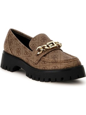 Guess Taba Kadın Loafer FLTALMFAL14-BEIBR