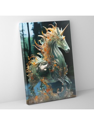 Painted Anarchy Gerçekçi Cam Heykel Kanvas Tablo - Gerçekçi Cam Heykel, Gerçekçi Cam Heykel, Wonder, Enchantment, 30X50