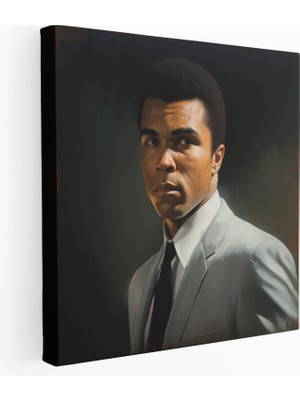Painted Anarchy Muhammed Ali Kanvas Tablo - Gerçekçi Portre Vitrini - Muhammed Ali, Kanvas Tablo, Kanvas Tablo, Muhammed Ali, 30X30