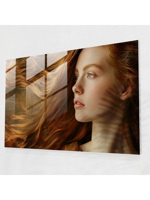 Painted Anarchy Akan Saç Cam Baskı - Ön-Rafaelit Kardeşlik, Ev Dekorasyonu, Akan Saç, Ön-Rafaelit Kardeşlik, 45 x 30 cm