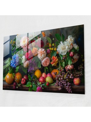 Painted Anarchy Ön-Rafaelit Kardeşlik Duvar Dekorasyonu - Zarif Natürmort - Ön-Rafaelit Kardeşlik, Cam Sanatı, Duvar Dekorasyonu, Ön-Rafaelit Kardeşlik, 45 x 30 cm