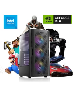 Vizy10 DG4060I - Intel I5-13400F 16GB Ddr5 512GB SSD RTX4060 8gb Oyuncu Bilgisayarı
