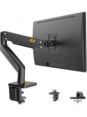 Dailytech North Bayou Nb G45 Gaz Yay Kolu 27-40 Inç Ekran Masaüstü Monitör Tutucu 360 Döndürmek 3-12KG Düz Ekran Oval Ekran USB