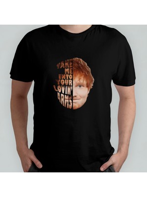 Pixxa Ed Sheeran %100 Pamuklu Bisiklet Yaka T-Shirt Model - 2