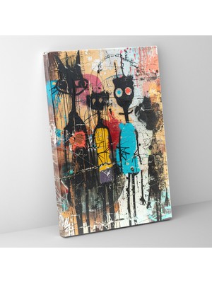 Painted Anarchy Kentsel Dadaizm Kanvas Tablo