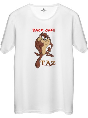 Çakılap Tazmanya Canavari Baskılı Tişört Unisex, Premium Kalite (Rgl-Çf)