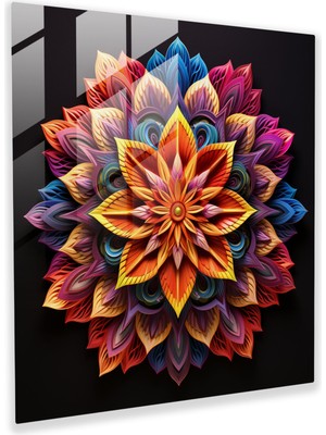 Painted Anarchy Kutsal Uyum - Cam Duvar Sanatı - Manevi, Duvar Dekorasyonu, Ev Dekorasyonu, Manevi, 30X30