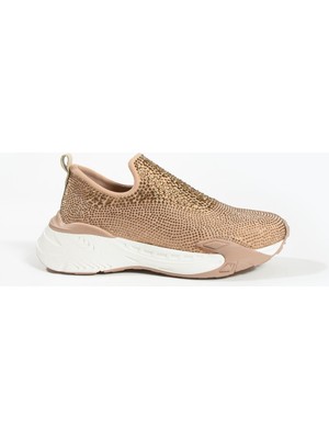 Seniorah Cupido Bej Streç Kadın Spor Ayakkabı 