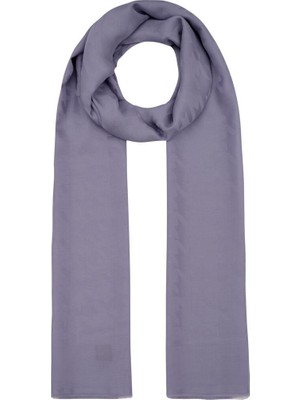 İpekevi Kazayağı Desenli Monogram Şal - Lila