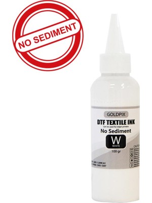 Goldpix Tortusuz Beyaz Dtf Mürekkebi - No Sediment White 100GR.