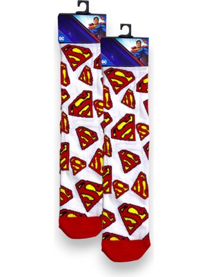 Çimpa Yetişkin Superman Disney Çorap 2'li Paket