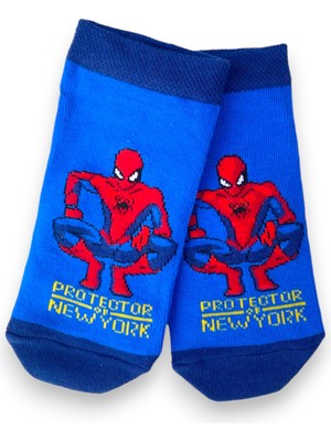 Çimpa Disney Lisanslı Spiderman Patik Çorap 3'lü Paket