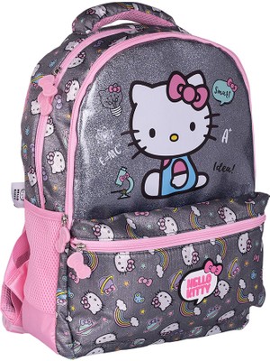 Hello Kitty Okul Çantası 2713 Ergonomik Özellikli 9 x 6,5 x 18 cm Su İtici Polyester Malzeme