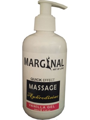 Marginal Aphrodisia 250 ml Vanilla Massage Gel  Snmx - Marginal Aromatik Vanilyalı Büyük Boy Bay Bayan Ero.tik Afr_odizyak Masaj Yağı