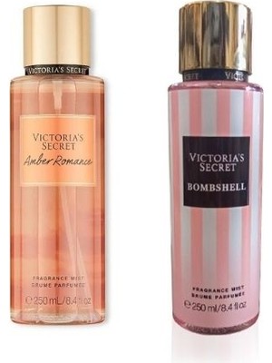 Vıctorıa's Secret Amber Romance-Bombshell Vücut Spreyi Ikili Set