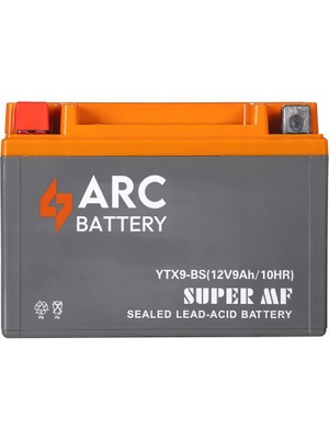 Arc 12 Volt 9 Amper Yatay Akü (Üretim Tarihi: 2024)