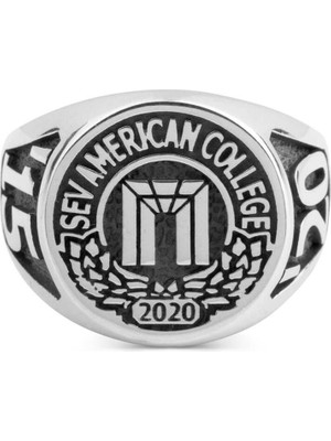 Anı Yüzük Sev American College 2020 Bay Yüzük ve Rozet Seti