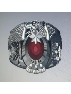 Anı Yüzük Azerbaycan Ordusu Daxili Qousunkar Yeni Azerbaycan Haritası Yüzüğü