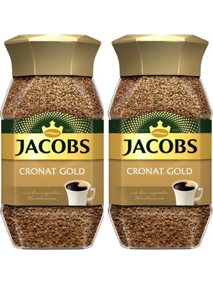 Jacobs Cronat Gold 2*100 gr Cam Kavanoz
