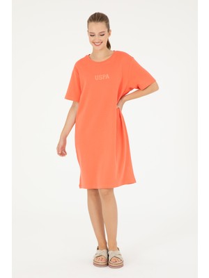 U.S. Polo Assn. Kadın Nar Çiçeği Elbise (Örme) 50289208-VR039