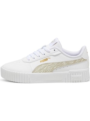 Puma Carina 2.0 Zebra Jr Beyaz Kadın Sneaker