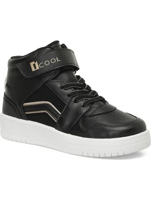 I Cool Brenta F 4pr Siyah Kız Çocuk High Sneaker