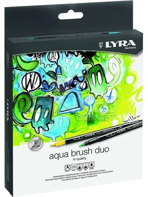 Lyra Aqua Brush Duo Fırça Uçlu Kalem 36LI Set