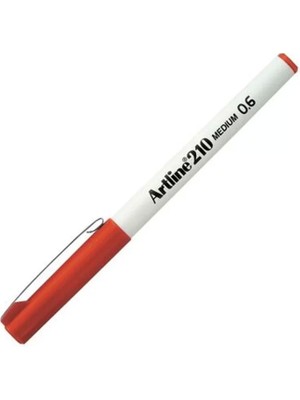 Artline EK-210N Keçe Uçlu Kalem 0.6mm Koyu Kırmızı