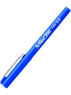 Artline EK-200N Fineliner Keçe Uçlu Kalem 0.4mm Mavi