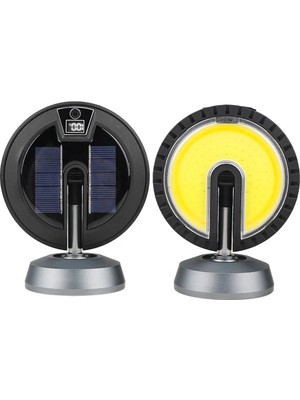 Powermaster PM-24564 25 Watt USB - Type-C Girişli Cob Ledli Tek Yönlü 180 Derece Solar Çalışma Lambası