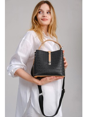 Just Polo Yeni Sezon Baskılı 3 Bölmeli Kadın Omuz Çantası 234002MH