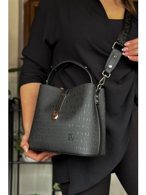 Just Polo Yeni Sezon Baskılı 3 Bölmeli Kadın Omuz Çantası 234002MH