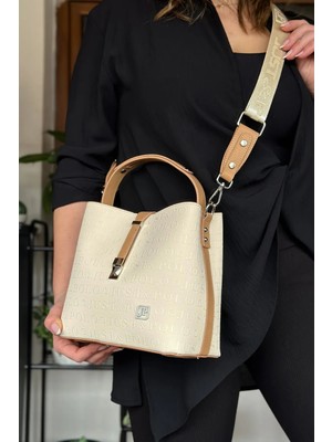 Just Polo Yeni Sezon Baskılı 3 Bölmeli Kadın Omuz Çantası 234002MH