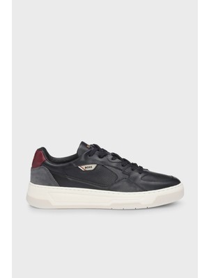 Boss Logolu Deri Sneaker Ayakkabı Erkek Ayakkabı 50522917 006