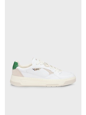 Boss Logolu Deri Sneaker Ayakkabı Erkek Ayakkabı 50522917 103