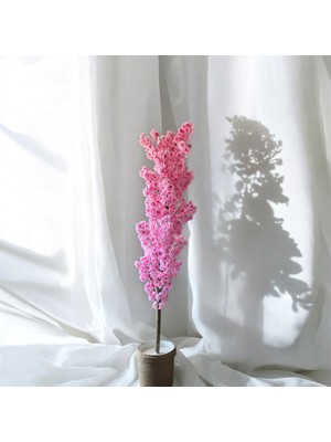 Özcan Flowers 30x30 Hasır Saksıda 190 Cm Pembe Bahardalı Yapay Ağaç