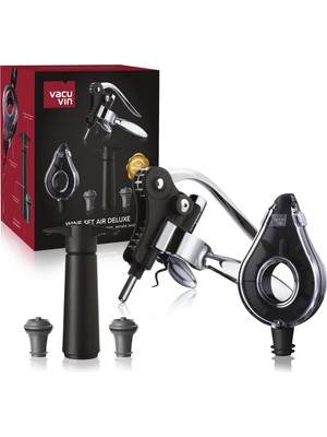 Vacu Vin Şarap Seti, Air Deluxe (5 Parça), Kutulu