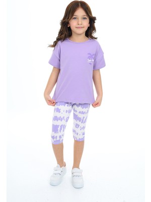 Toontoy Club Toontoy Kız Çocuk Baskılı Kaprili Takım