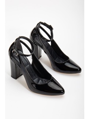 Shemard Lillian Topuklu Siyah  Topuklu Kadın Ayakkabı
