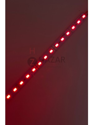 Hazar Led 12 Volt 5630 Ledli LED Bar Alüminyum Çubuk 72 Ledli Kırmızı