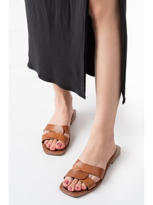 Shemard Luppa  Deri  Taba  Kadın Terlik