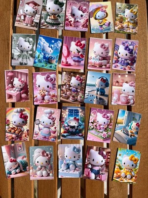 EyER Shoping Hello Kitty Animasyon 45 Adet Sticker Set