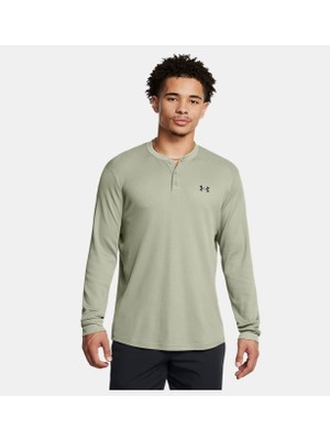 Under Armour Erkek Ua Dfo Waffle Henley Uzun Kollu Tişört 1302356-504