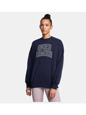 Kadın Ua Icon Heavyweight Terry Oversized Bisiklet Yaka Sweatshirt 1386493-410