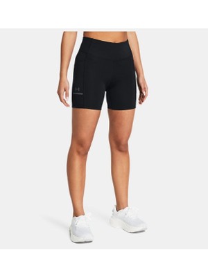 Under Armour Kadın Ua Launch 6inch Şort Nefes Alabilir Esnek Tasarım Siyah Renk