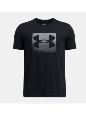 Under Armour Çocuk Kısa Kollu Tişört 1388672-001 Siyah Nefes Alabilir Kumaş ile Modern Tasarım