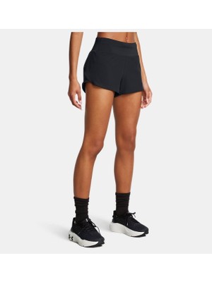 Kadınlar İçin Under Armour 3inch Siyah-001 Şort Hafif Nefes Alabilir L Beden
