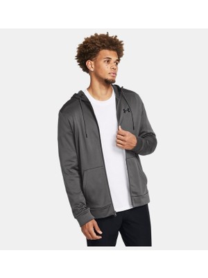 Erkek Ua Armour Fleece Tam Fermuarlı Kapüşonlu Üst 1373357-025